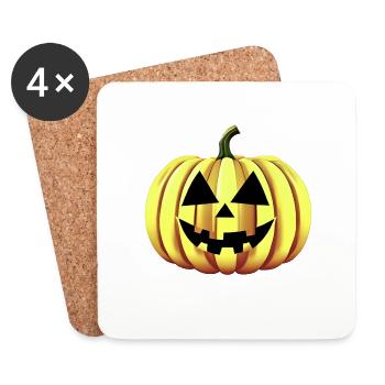 Halloween Costume Pumpkins Pumpkin Pumpkin Gift - Coasters (set of 4) - white - Front