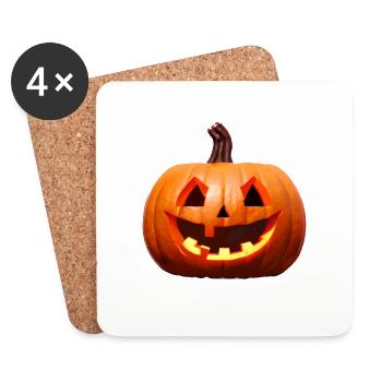 Pumpkin Costume Halloween Pumpkin Costume Gift - Coasters (set of 4) - white - Front