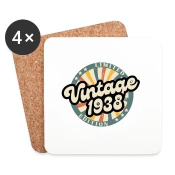 Limited vintage edition 1938 - Coasters (set of 4) - white - Front