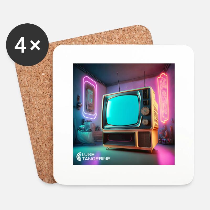 Video Game - Untersetzer (4er-Set) - Weiß