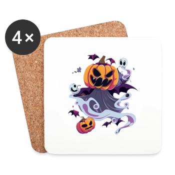 Halloween - Coasters (set of 4) - white - Front