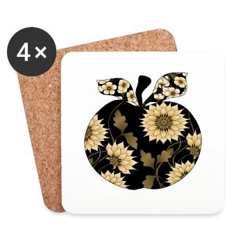 Apple - Coasters (set of 4) - white - Front