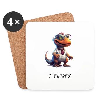 Cleverex. - Coasters (set of 4) - white - Front