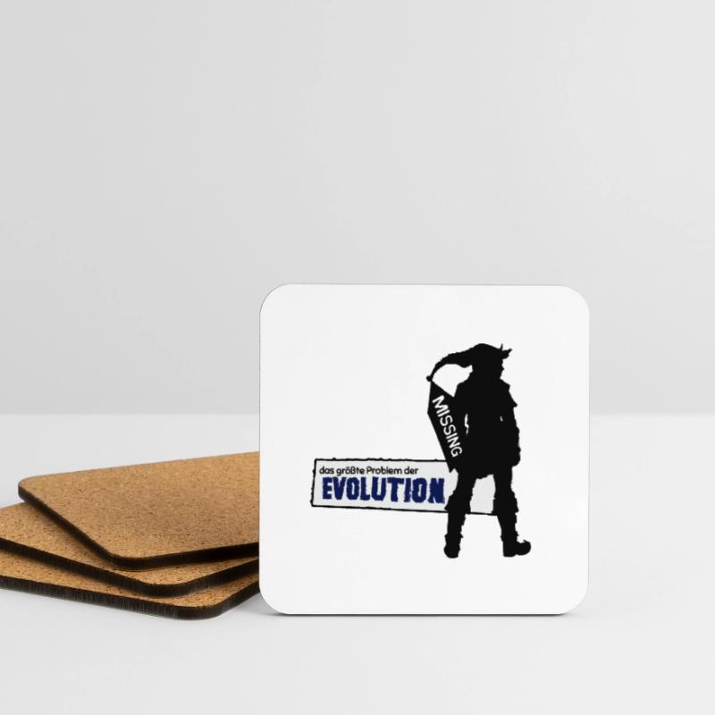 Missing Link - Das größte Problem der Evolution Untersetzer (4er-Set)