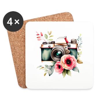 Photographer Funny Camera Photographers Photograph - Coasters (set of 4) - white - Front