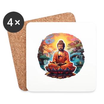 InnerPeaceWear - Untersetzer (4er-Set) - Weiß - Vorne
