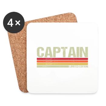 Captain Limited Edition - Coasters (set of 4) - white - Front