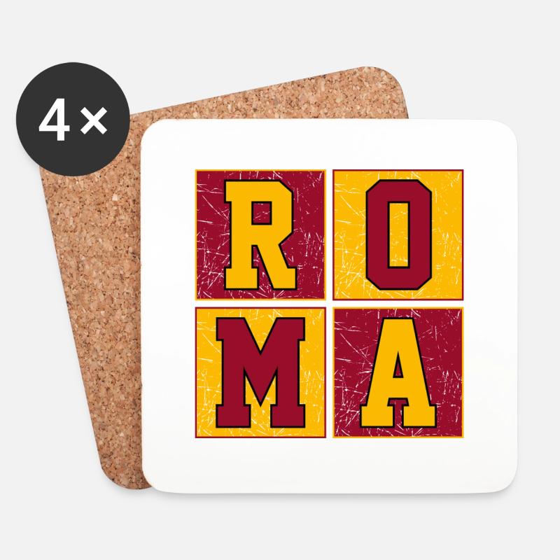 Roma - Untersetzer (4er-Set) - Weiß