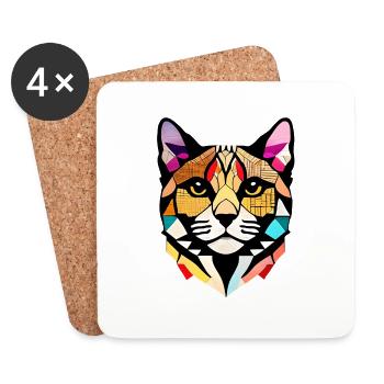 Cat Siamese Cat Domestic Cat Kitten Cat Owner - Coasters (set of 4) - white - Front