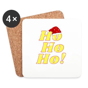 Ho³ - Untersetzer (4er-Set) - Weiß - Vorne