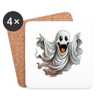 Ghosts, supernatural beings or imagination? - Coasters (set of 4) - white - Front