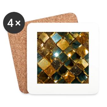 Golden Disco Era - Coasters (set of 4) - white - Front