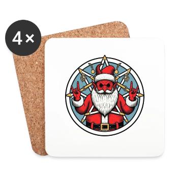 Satan Claws - Coasters (set of 4) - white - Front