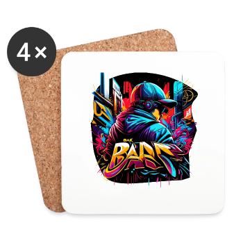 graffitti boy - Untersetzer (4er-Set) - Weiß - Vorne