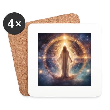 Spiritualité - Dessous de verre (lot de 4) - blanc - Devant