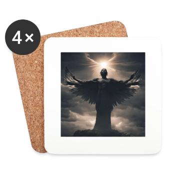 Univers de Spiritualité - Dessous de verre (lot de 4) - blanc - Devant