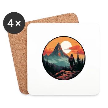 Wander - Coasters (set of 4) - white - Front