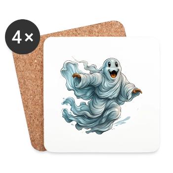 Good spirit, or evil spirit? - Coasters (set of 4) - white - Front