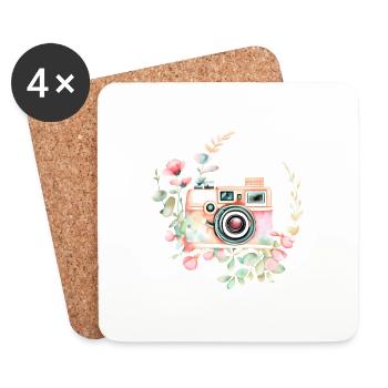 Camera Photographer Funny Photographers Photograph - Coasters (set of 4) - white - Front