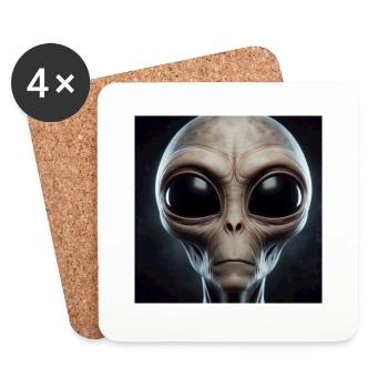 Astronomie Physik Astrophysik - Untersetzer (4er-Set) - Weiß - Vorne