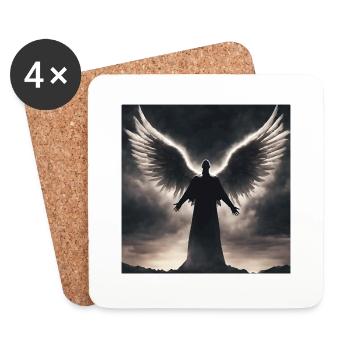 Astrologie Spiritualité Univers - Dessous de verre (lot de 4) - blanc - Devant