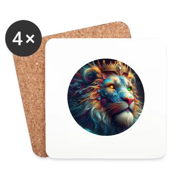 422 CC LIONLITY NFT CLG 3 - Coasters (set of 4) - white - Front