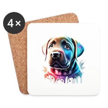 Labrador Retriever Labrador Owner Dog Owner - Coasters (set of 4) - white - Front