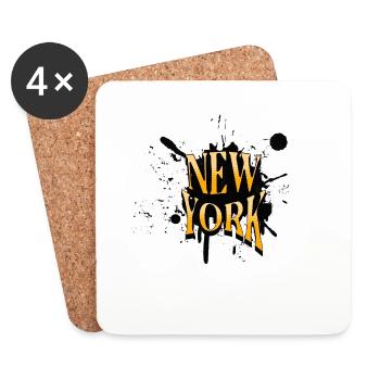 New York Vibe - Coasters (set of 4) - white - Front