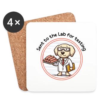 Sent to the lab for testing - Coasters (set of 4) - white - Front