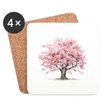 Sakura - Coasters (set of 4) - white - Front