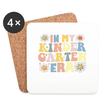 In My Kindergarten Era - Coasters (set of 4) - white - Front