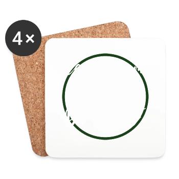 Geek Joyous Journey Birthday Humor Inner Joy - Coasters (set of 4) - white - Front