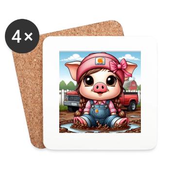 My Design - Coasters (set of 4) - white - Front
