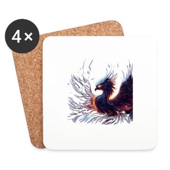Phoenix - Coasters (set of 4) - white - Front