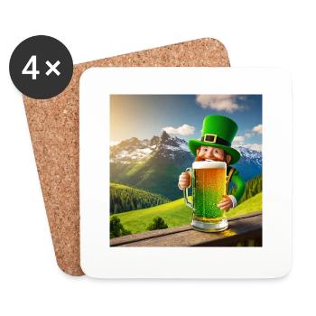 Saint Patrick's Day - Coasters (set of 4) - white - Front