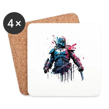 Spartan / Warrior / Fighter / Ancient / Sparta - Coasters (set of 4) - white - Front