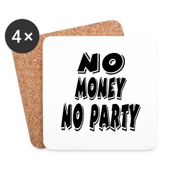 Party - Untersetzer (4er-Set) - Weiß - Vorne