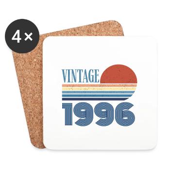 Vintage 1996 - Coasters (set of 4) - white - Front