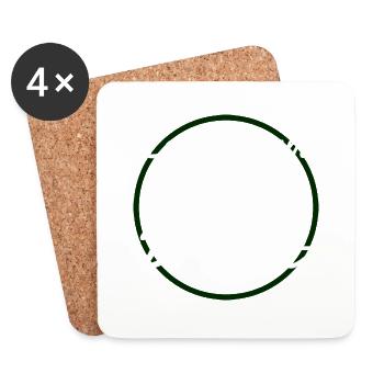 jokes joyous moments finding joy funny sayings - Coasters (set of 4) - white - Front