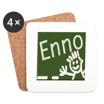 enno2 - Untersetzer (4er-Set) - Weiß - Vorne