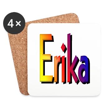 erika2 - Untersetzer (4er-Set) - Weiß - Vorne