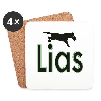 Lias2 - Dessous de verre (lot de 4) - blanc - Devant