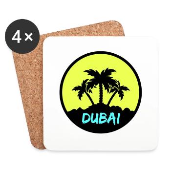 dubai - Untersetzer (4er-Set) - Weiß - Vorne