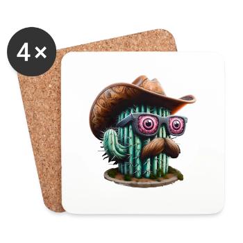 CowTus - Untersetzer (4er-Set) - Weiß - Vorne