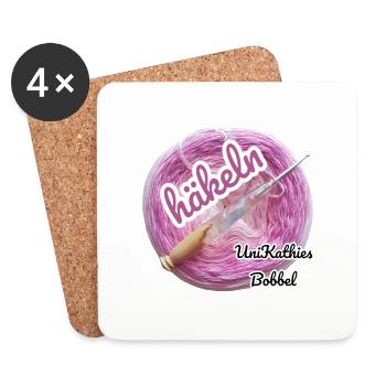 Häkeln - Untersetzer (4er-Set) - Weiß - Vorne