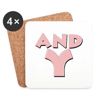 andy2 - Untersetzer (4er-Set) - Weiß - Vorne