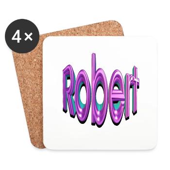 robert2 - Untersetzer (4er-Set) - Weiß - Vorne