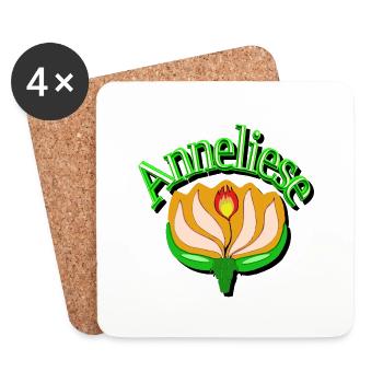 anneliese2 - Untersetzer (4er-Set) - Weiß - Vorne
