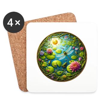 Lake Life - Coasters (set of 4) - white - Front