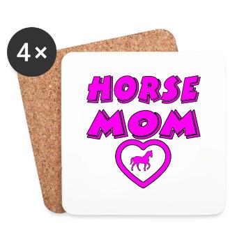 Horse - Coasters (set of 4) - white - Front